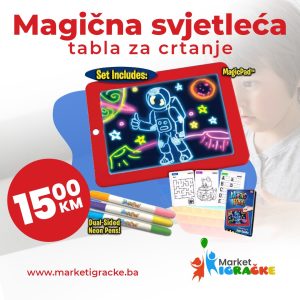 Magična svjetleća tabla za crtanje