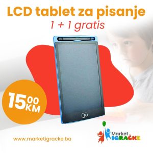 LCD tablet za pisanje 1 plus 1