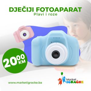 Dječiji fotoaparat-plavi i roze